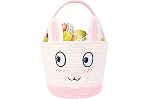Adorable Easter Basket for Boys: Hunting Rabbit Ears Basket for Joyful Egg Hunts