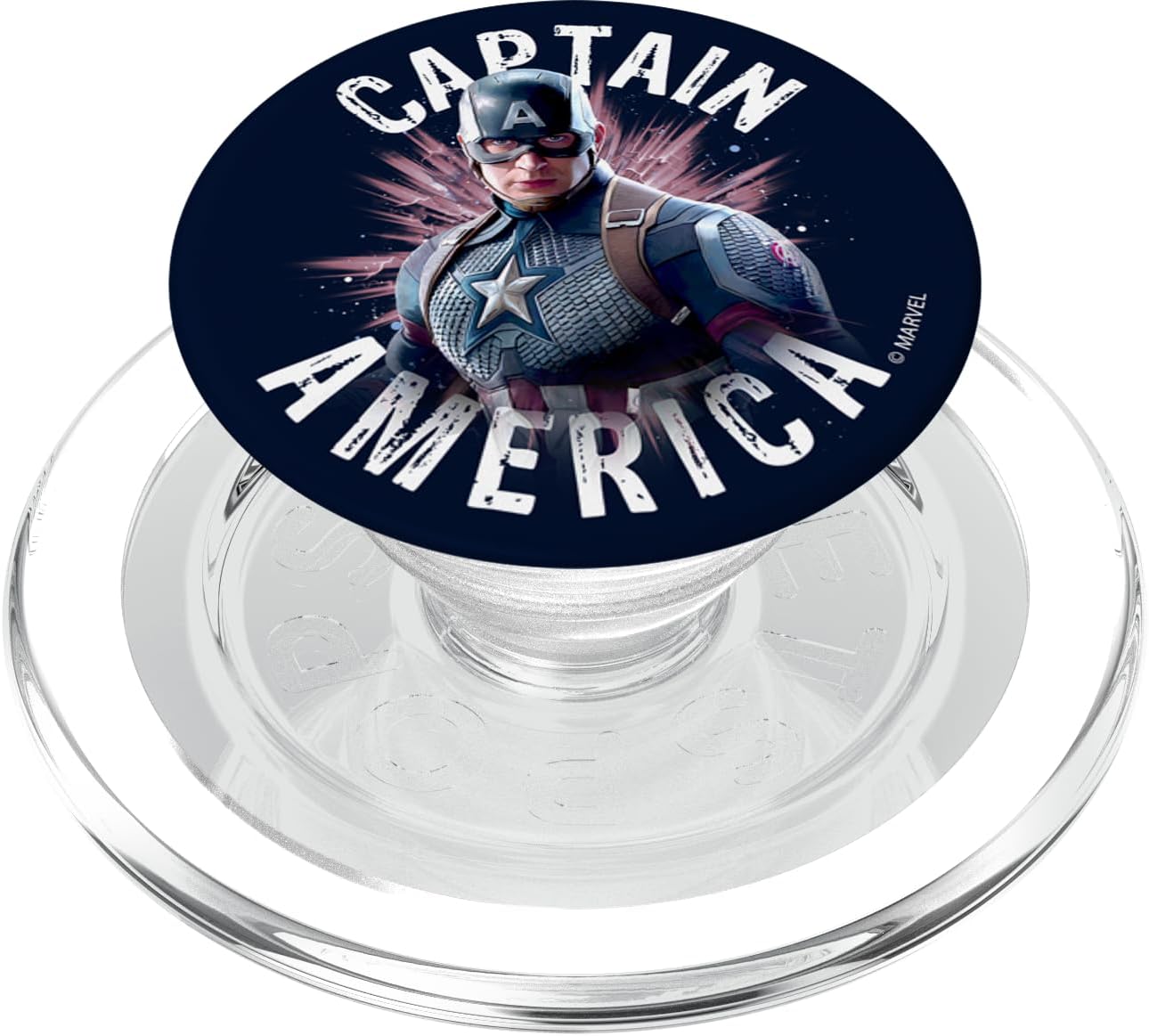 Marvel Avengers Endgame Captain America Space Poster PopSockets MagSafe PopGrip for iPhone