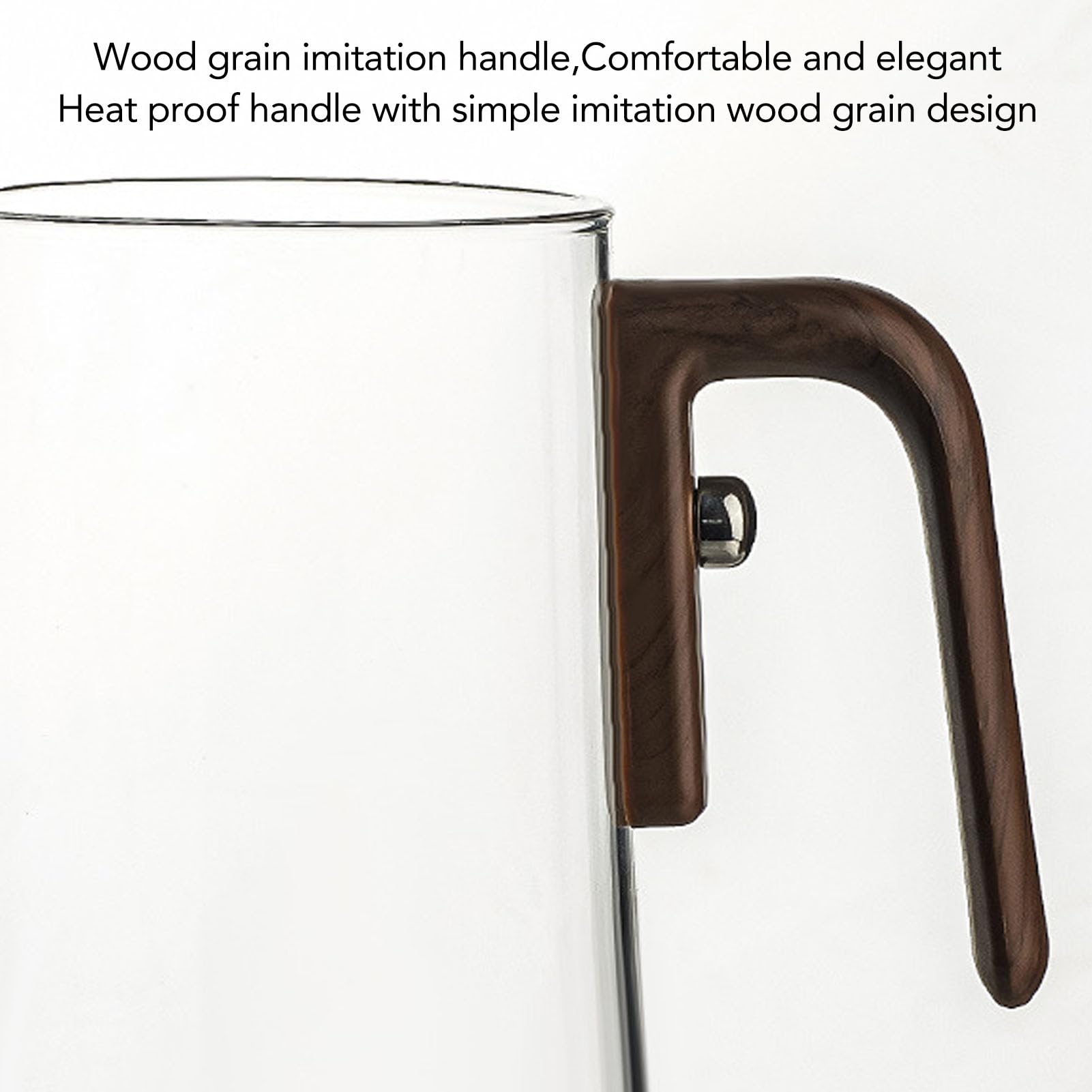 800-ml-Teekanne aus Glas mit Teesieb, Sieb und Deckel, Hitzebeständiger Teebereiter, Wassertrennung