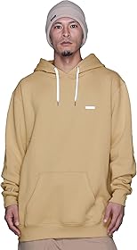 PONTAPES(ポンタペス) スノボ パーカー ヘビーウェイト オーバーシルエット 撥水裏起毛スウェット 5サイズ PONS-125