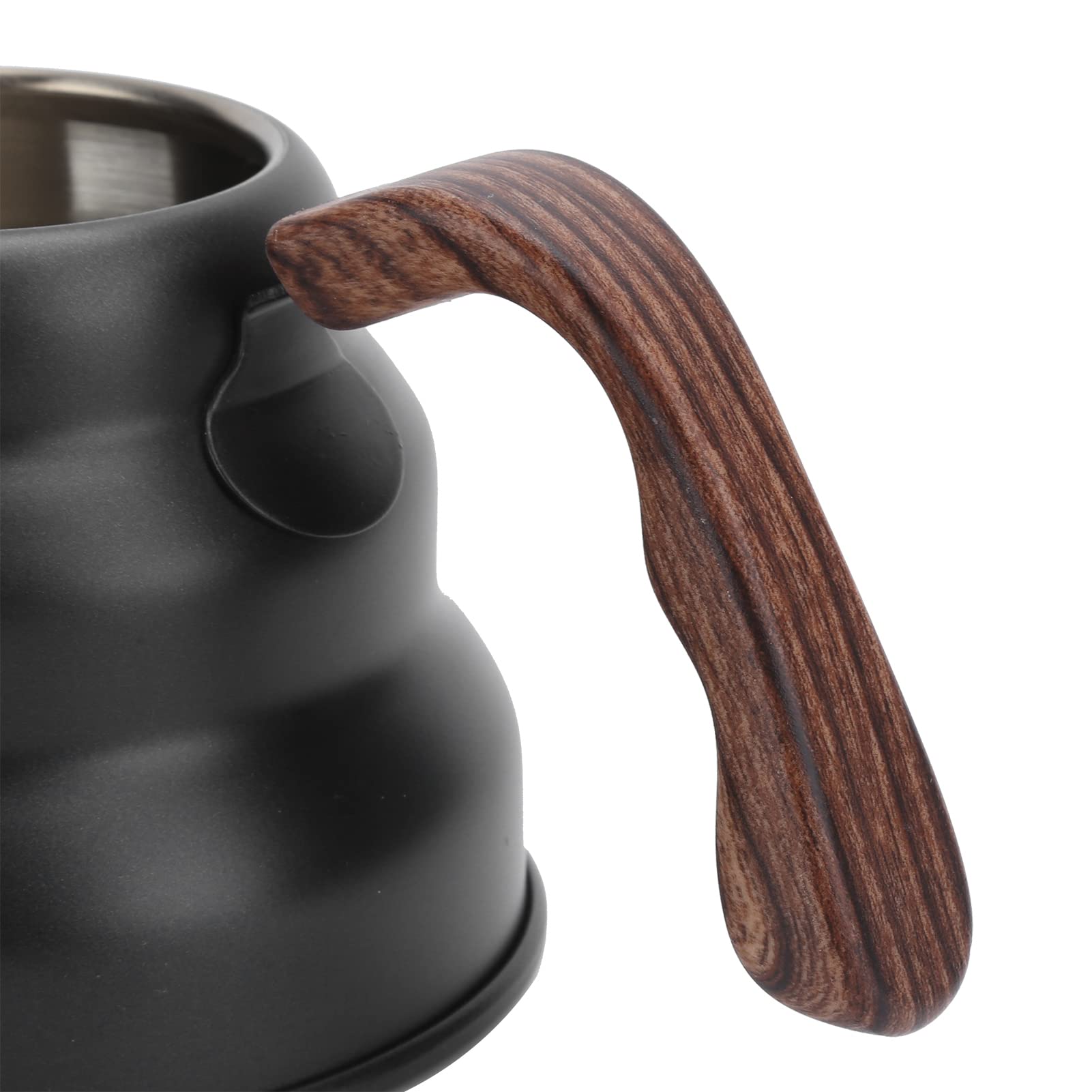 Bollitore da caffè in acciaio inox con beccuccio a collo di cigno (1L)