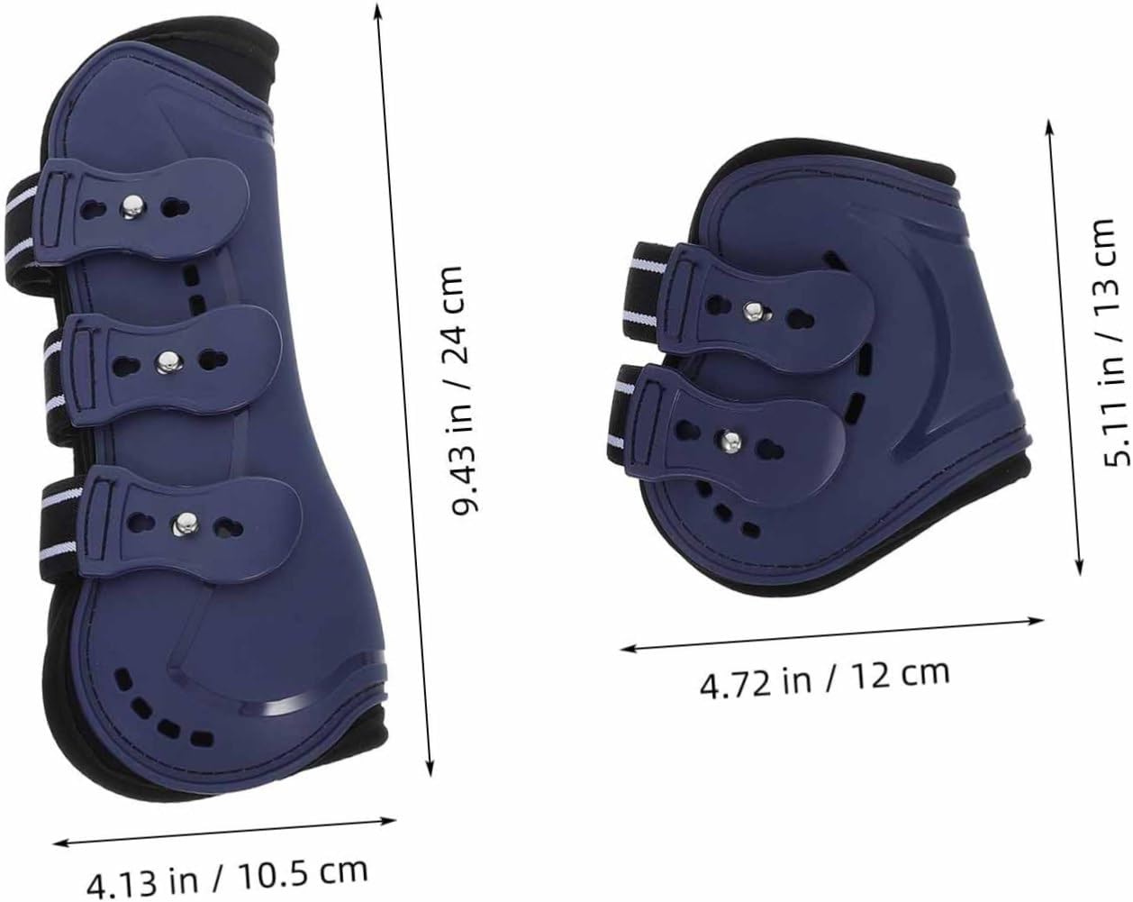 4pcs Open Front Horse Leg Protection Boots for Jumping Stylish Tendon Fetlock Wraps User-Friendly Design for Easy Application Equestrian Equipment
