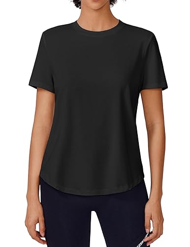 PINSPARK Soft Workout Tops for Women UPF 50+ Sun Protection