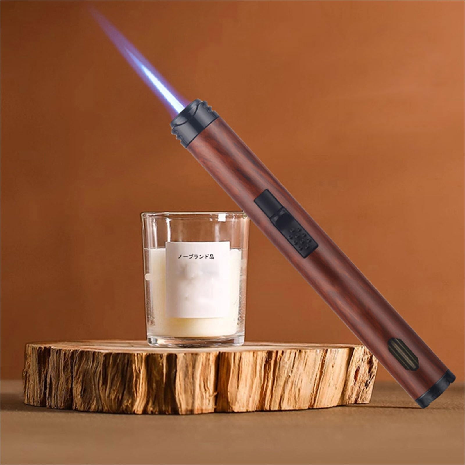 Zapalniczka butanowa Jet Flame, regulowana zapalniczka do świec, grilla, kuchni, na kemping, do użytku na zewnątrz, wiatroszczelna mini zapalniczka gazowa, narzędzie użytkowe o długim zasięgu (1