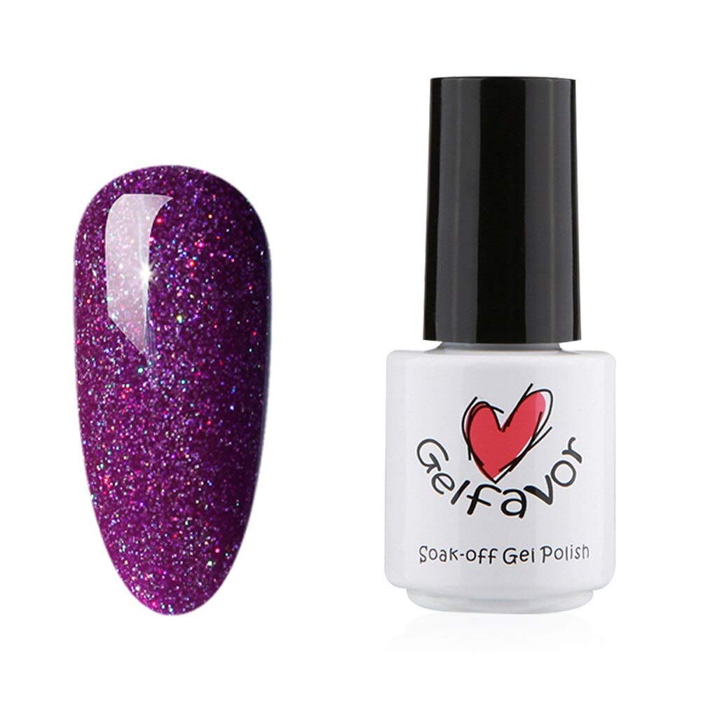 Gelfavor 7ML Rainbow Series Nail Gel Polish Set Chameleo Semi Permanent nail art decorations UV LED Gel Polish Health & Beauty (GF_R21)