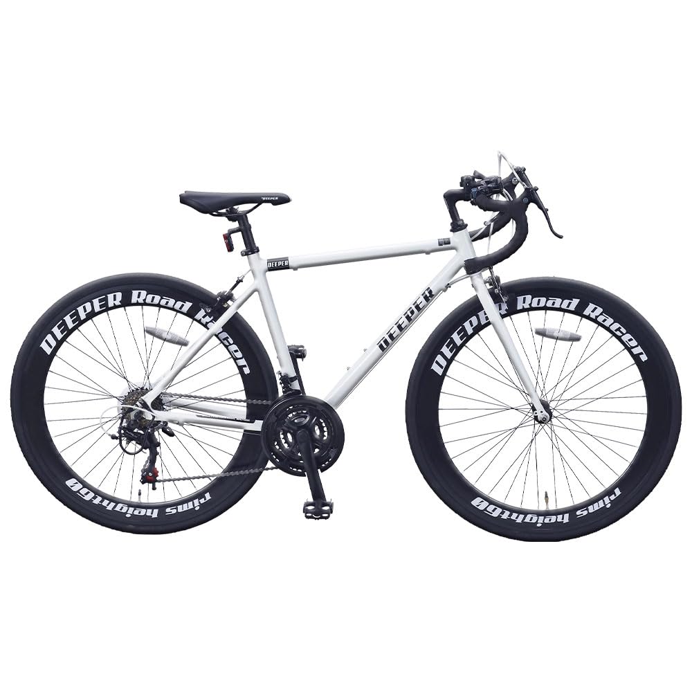 Amazon | ロードバイク 700C 軽量アルミフレーム 21段変速 700x28C  