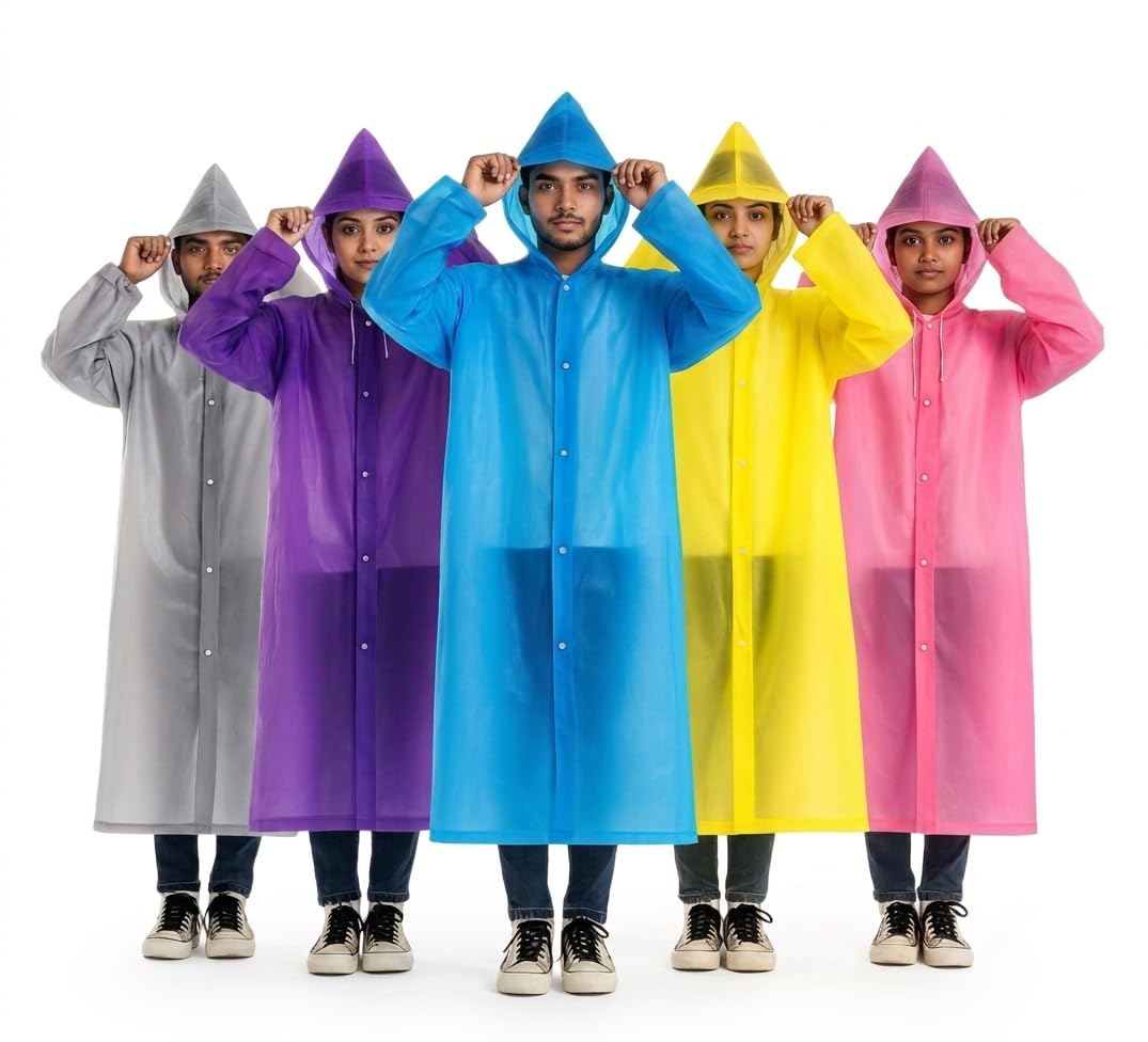 Unisex Waterproof Raincoat & Rain Suit for Men & Women, High School Students– Lightweight with Hood for Bike Riding, Hiking, Travel & Outdoor Workwear-picture-35