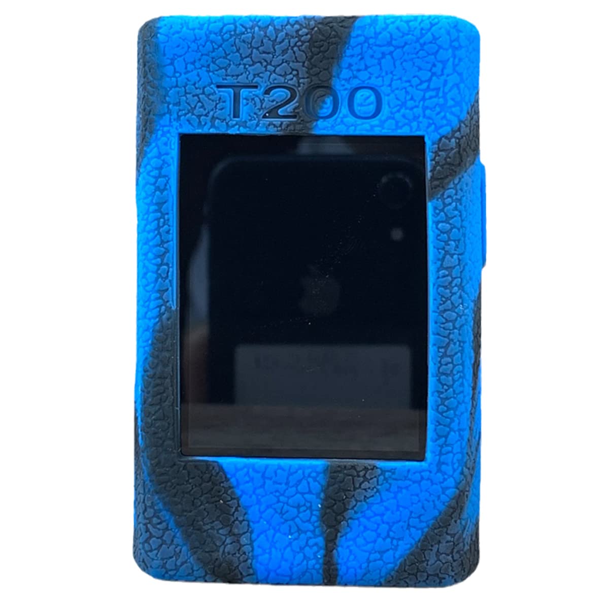 WratryPartsSilicone Case Compatible with Geekvape T200 Mod Kit, Protective, Durable Skin, Sleeve, Cover, Wrap, Gel, Case, Shield (Black Blue)