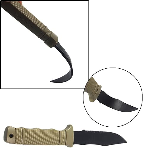 Miniatura 3 de Cuchillo bayoneta Toonol de plástico para entrenamiento táctico con vaina