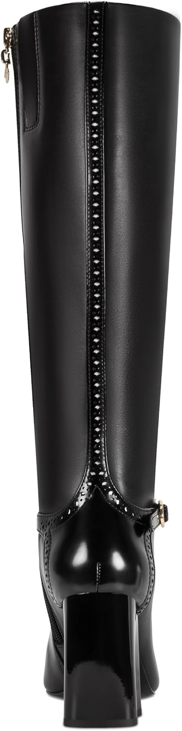 KARL LAGERFELD Women's Shreya Knee High Heeled Bootie