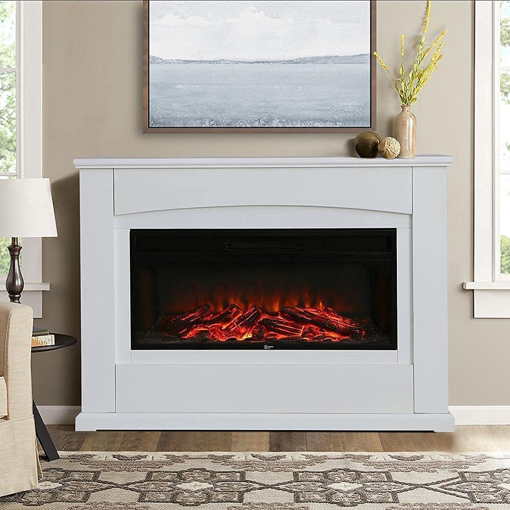 Buy INMOZATA Electric Fire and Surround 50 inch White Electric