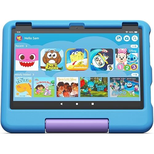Amazon Kid-Proof Case for Fire HD 10 tablet (Only compatible with 13th generation tablet, 2023 release) - Blue