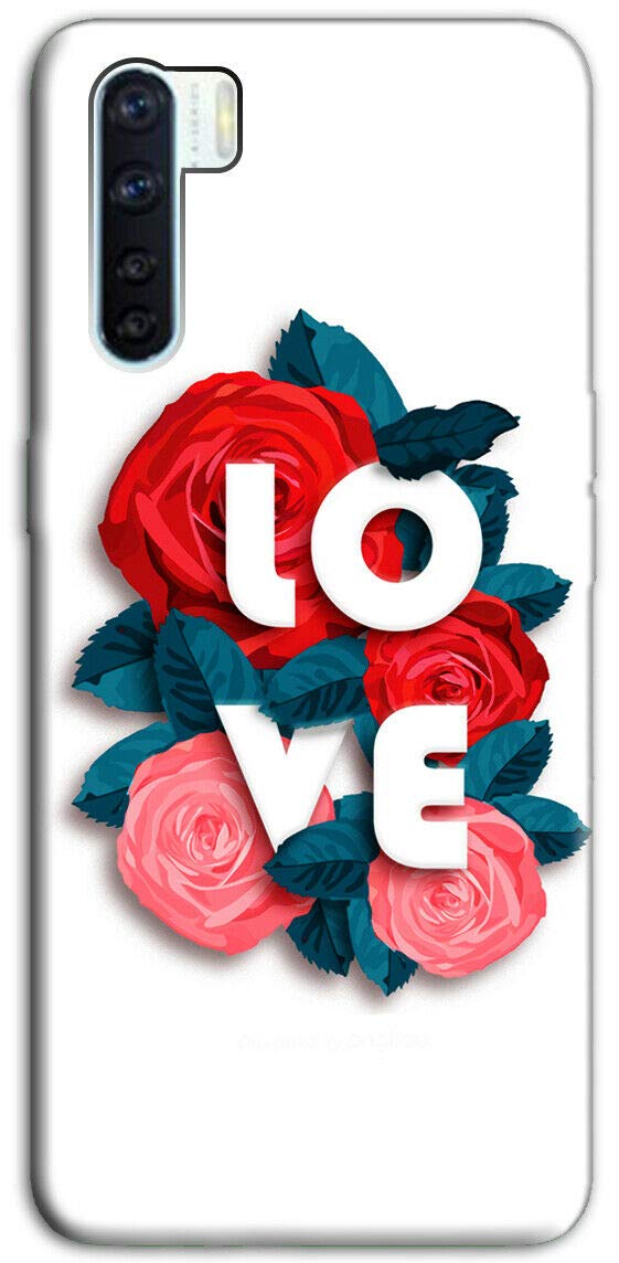 Mixroom - Cover Custodia Back case In TPU Silicone Morbido Per OPPO A91 Fantasia Cuore neon U903