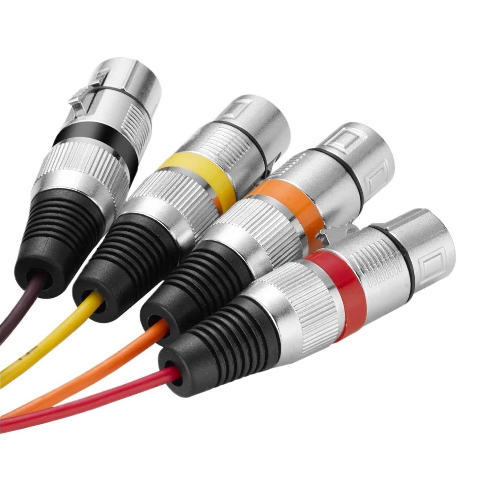 Cavo XLR Snake a 8 canali maschio-femmina OFC schermato con lamina audio for trasmissioni, registrazioni da 1 m a 3 m(1m)