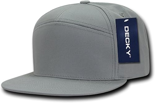 Miniatura 2 de DECKY 7 Panel Cotton Snapback Cap Black
