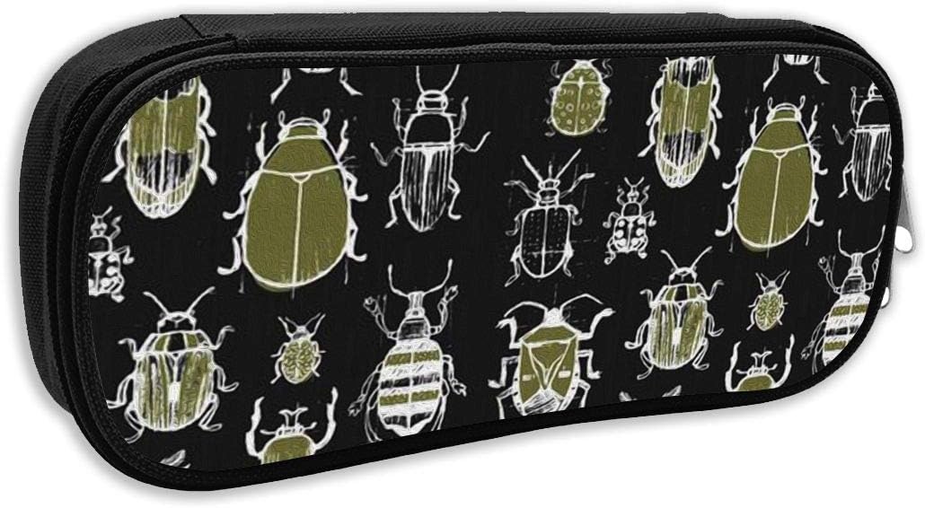 Pencil Case - Beatles Pencil Pouch Stationery Organizer Multifunction Cosmetic Makeup Bag Perfect Holder for Pencils and Pens