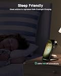 Wireless Charging Station for Samsung Devices, ADADPU 3 in 1 Charger Stand for Galaxy S26 S25 S24 S23 Ultra S22 S21 Z Flip Fold 4, Fast Charger Dock for Galaxy Watch 6/5/4/3/Pro, Buds