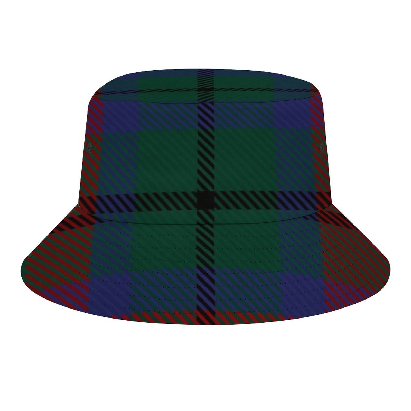 FWJZDSP County Mayo Irish Tartan Bucket Hats Sun Cap Packable Outdoor Fashion Fisherman's Hat for Women and Men