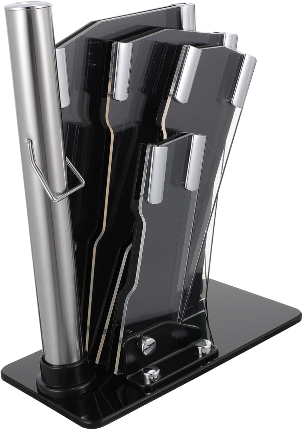 Cabilock Silverware Kitchen Counter Knife Holder Cutter Rack Desktop Organizer Cutter Storage Shelf