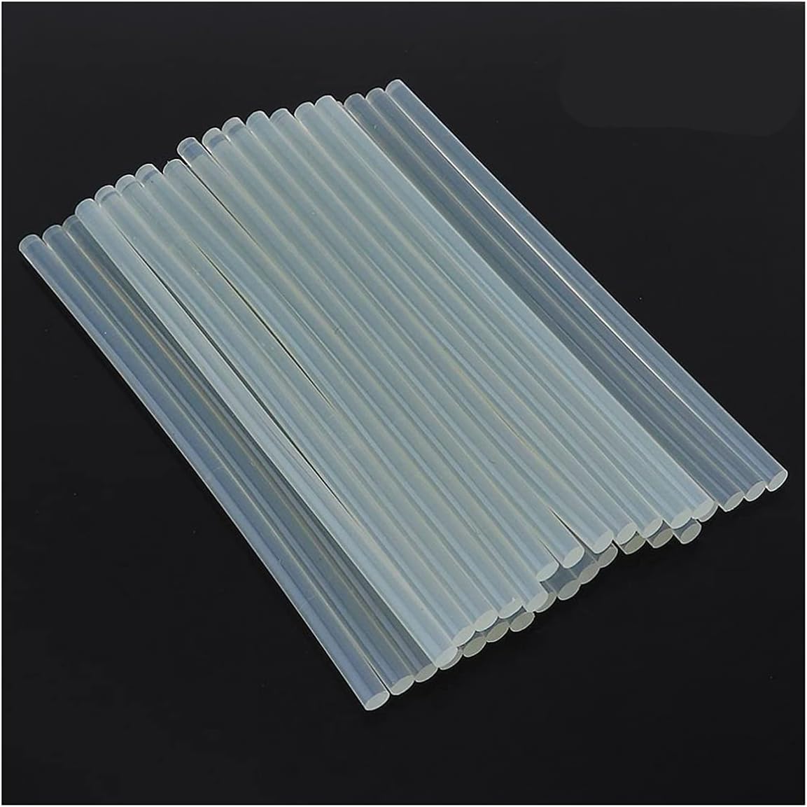 ZTBH Hot Melt Glue Sticks Hot Melt Gun Glue Sticks 100 pcs/Set, 7mmx190mm Transparent Gun Adhesive Tools, for Hot Melt Glue Gun Melt Glue Stick