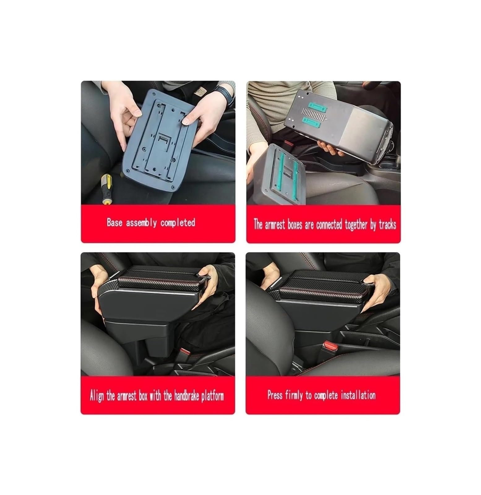 Copertura Bracciolo Auto Per Prius C Aqua Scatola Portaoggetti Bracciolo Per Auto Custodia Per Console Centrale Supporto Per Gomito Conducente(A-no Usb-black Line)
