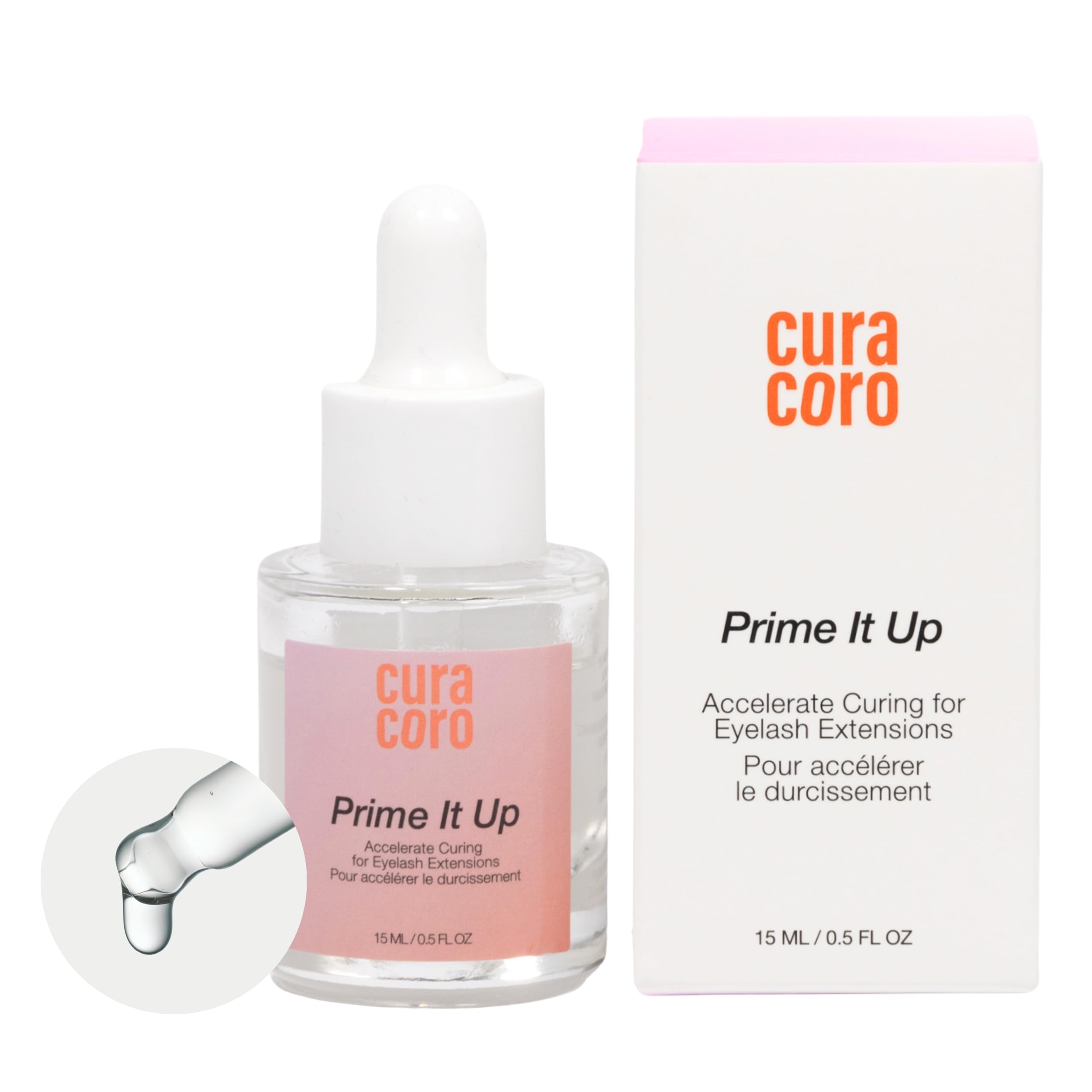 Curacoro Lash Primer 15ml Increase Adhesive Bonding Power (Prime It Up)
