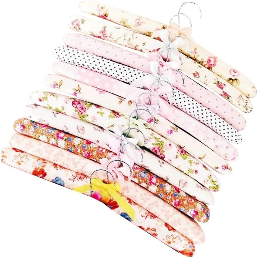 Ipetboom Satin Padded Hangers for Sweaters 10pcs Women