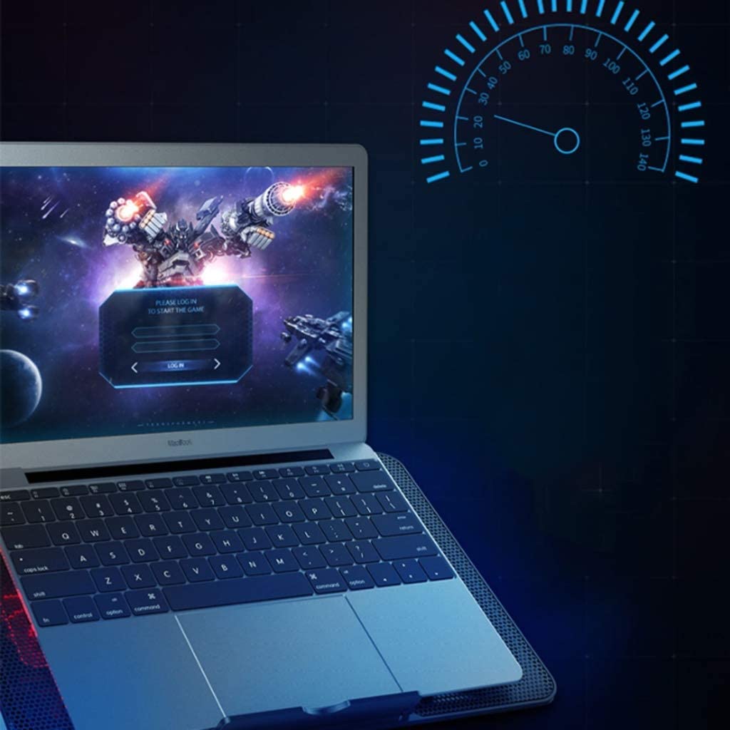 Base di raffreddamento da Gaming Tappetino Di Raffreddamento Per Laptop Per Notebook Con 2 Ventole A 1400 RPM Per Gaming USB per PC Notebook