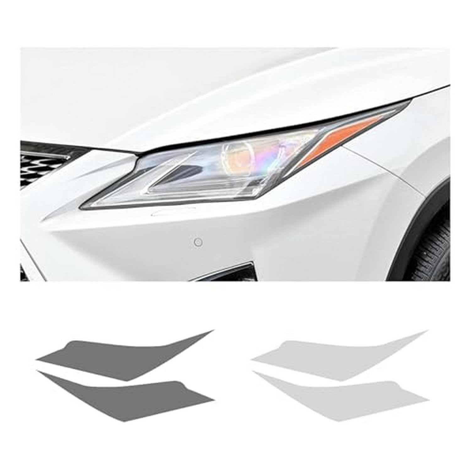 Rénovation phares Lexus RX film protection anti rayure TPU fumé