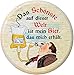 Produktbild Kaltner Präsente Geschenkidee - Insektenschutz für Gläser und Getränke aus echtem Holz/Bier Wein Bierdeckel Biergläser Weingläser Biergarten/Motiv Bier Humor - Das Schönste