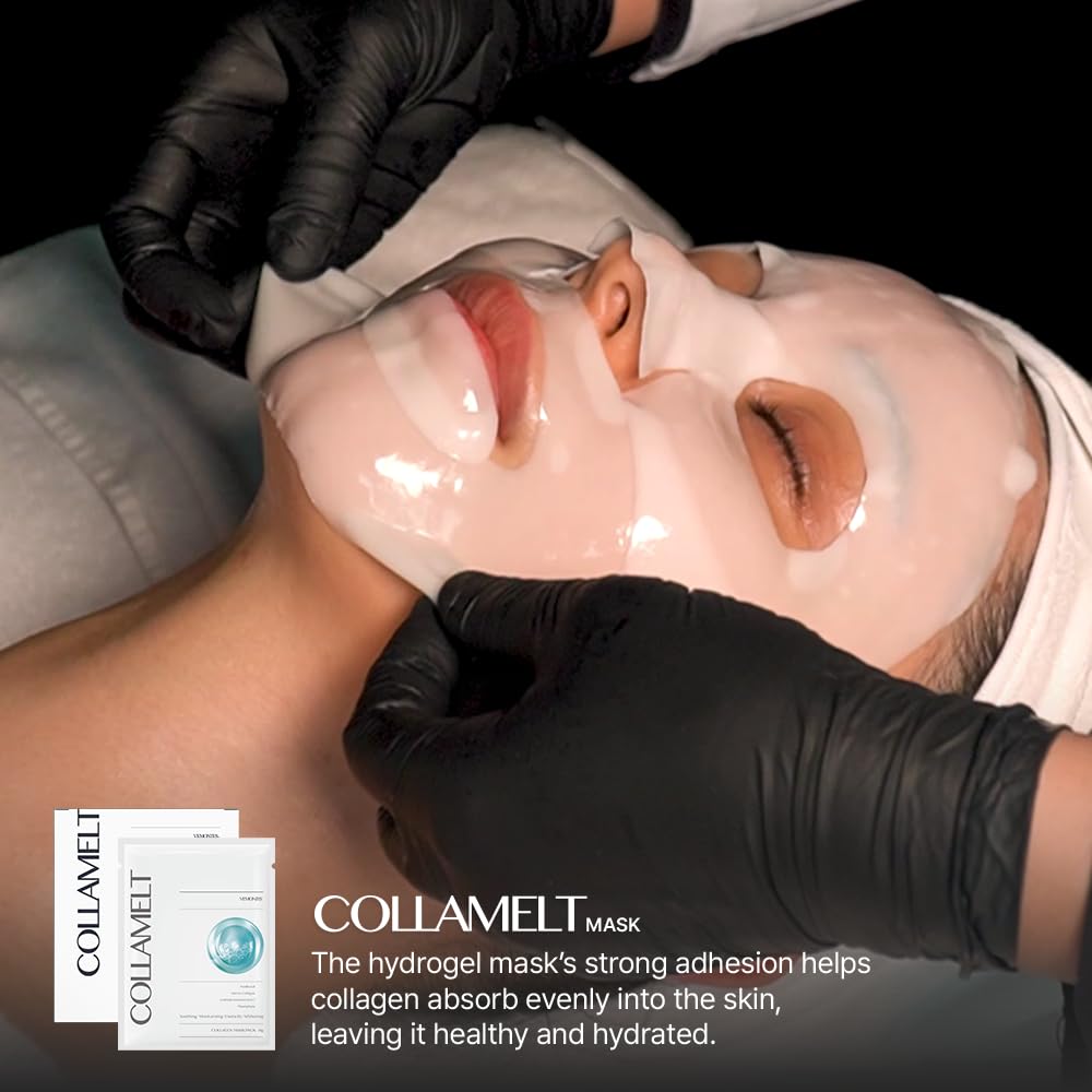 Expert - Maschera facciale anti-invecchiamento al collagene marino, cura della pelle a casa, 30 g, 10 pezzi