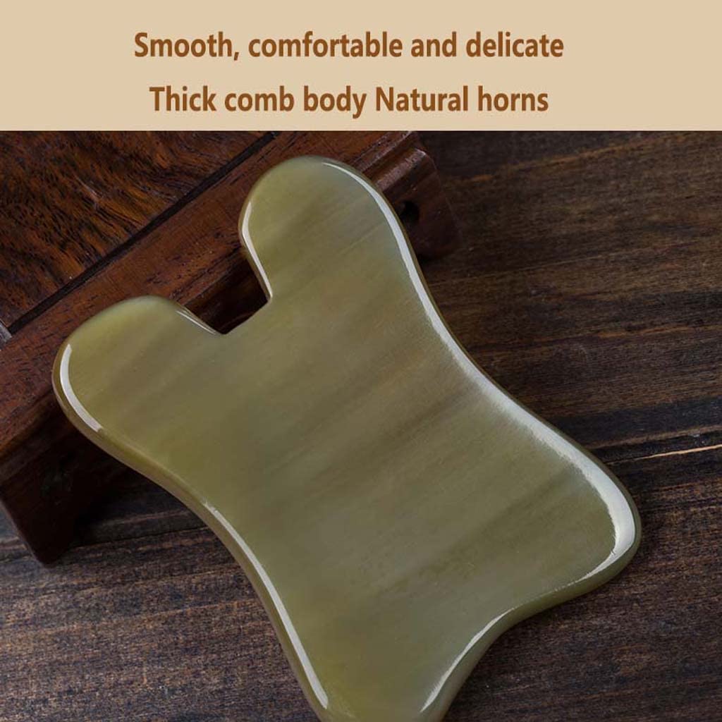 WZX Compresse Gua Sha, Strumento di Massaggio Naturale per la Cura della Pelle, Bordo Gua Sha per la Schiena del Viso, Ringiovanimento della Pelle, Riduce Il Gonfiore, Massaggiatore Terapia per Viso