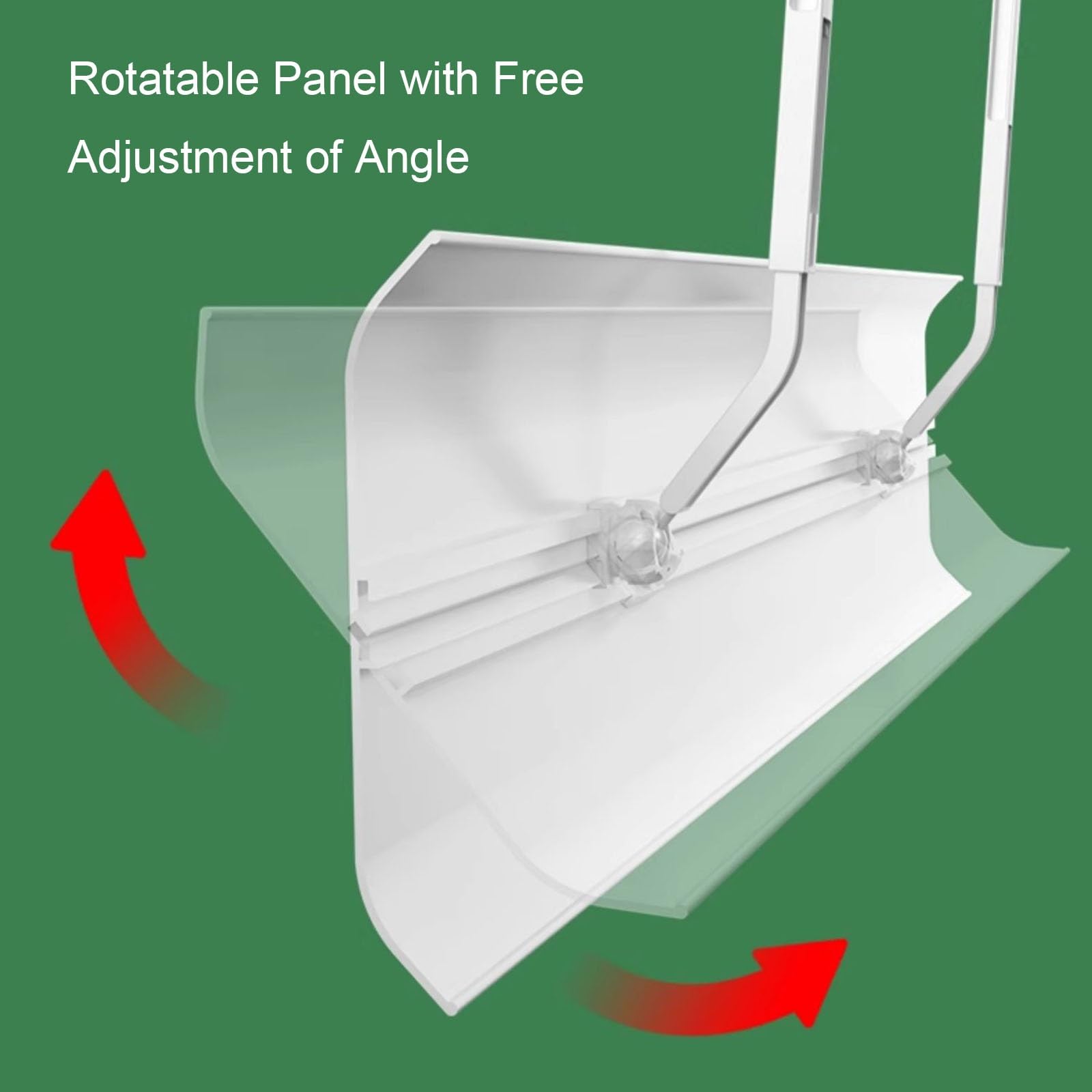 Deflector de ventilación de CA, deflector resistente al viento para aire acondicionado de pared, guía de viento antisoplado directo para el hogar u oficina