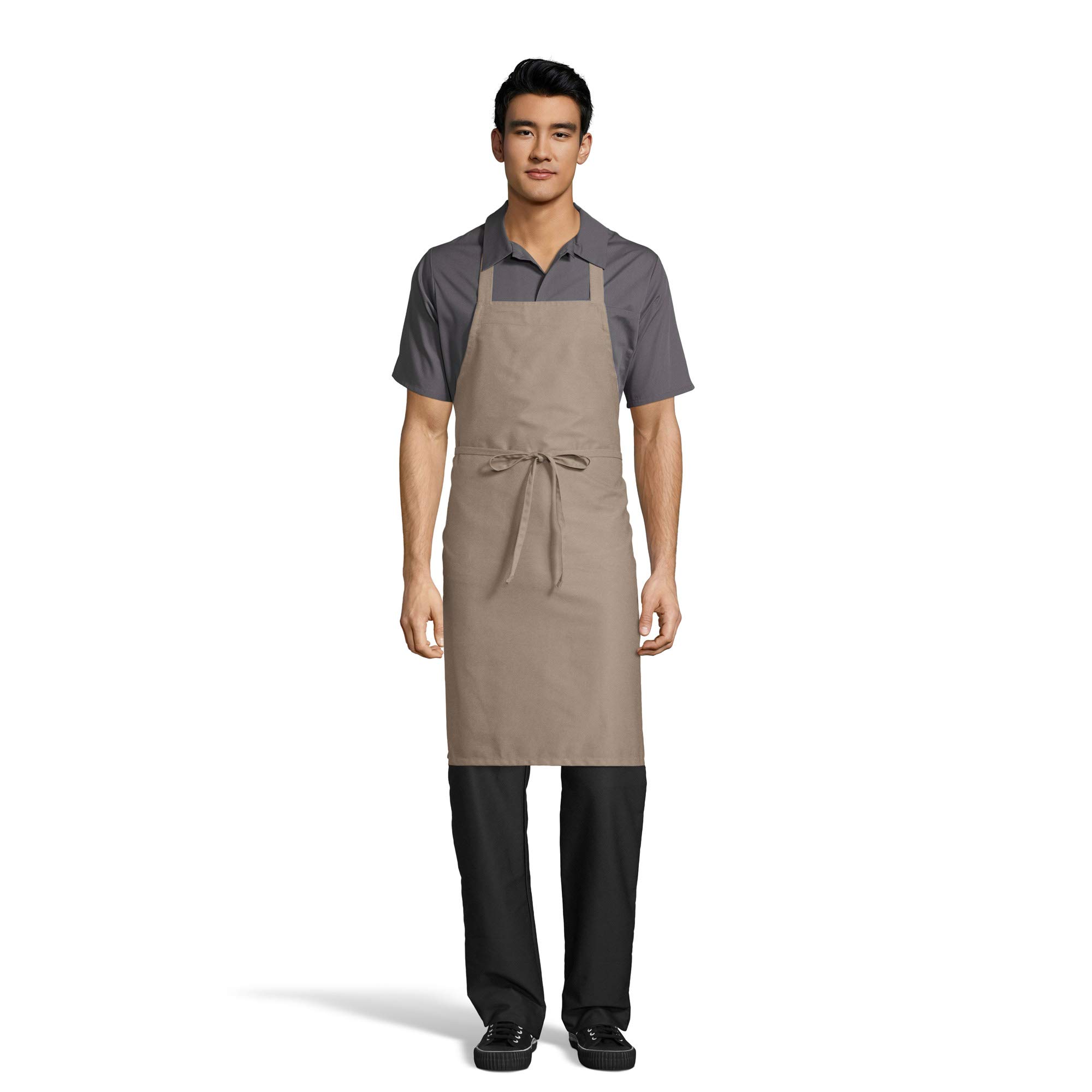 Uncommon Threads Unisex Classic Restaurant Bib Apron for Work Uniform