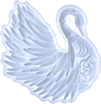 Swan Animal Resin Mold 3D Silicone Mold for Wall Decoration Home Office Bedroom Desktop Ornaments Jewelry Making