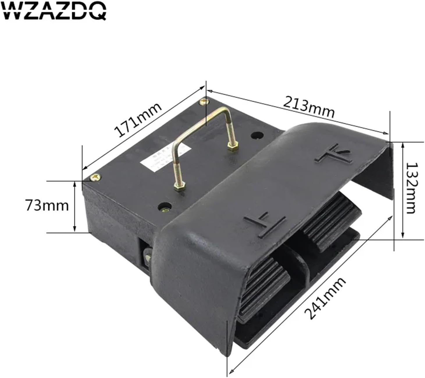 Foot Switch YDT1-14 Cast Iron Bidirectional Up and Down Pedal Switch Silver Contact Hydraulic Bending Machine