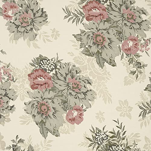 Image of Swayam Mercerized Pure Cotton King Fitted Bedsheet with 2 Pillow Covers | 250 TC Soft Breathable Bed Sheet | Floral Printed | Size 72 x 78 x 10 inch | Comfortable & Durable for Bedroom - Beige
