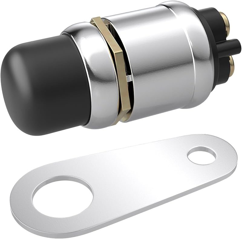 Interruptor de partida por botão BFXM 12 V 50 A momentâneo – 1 unidade