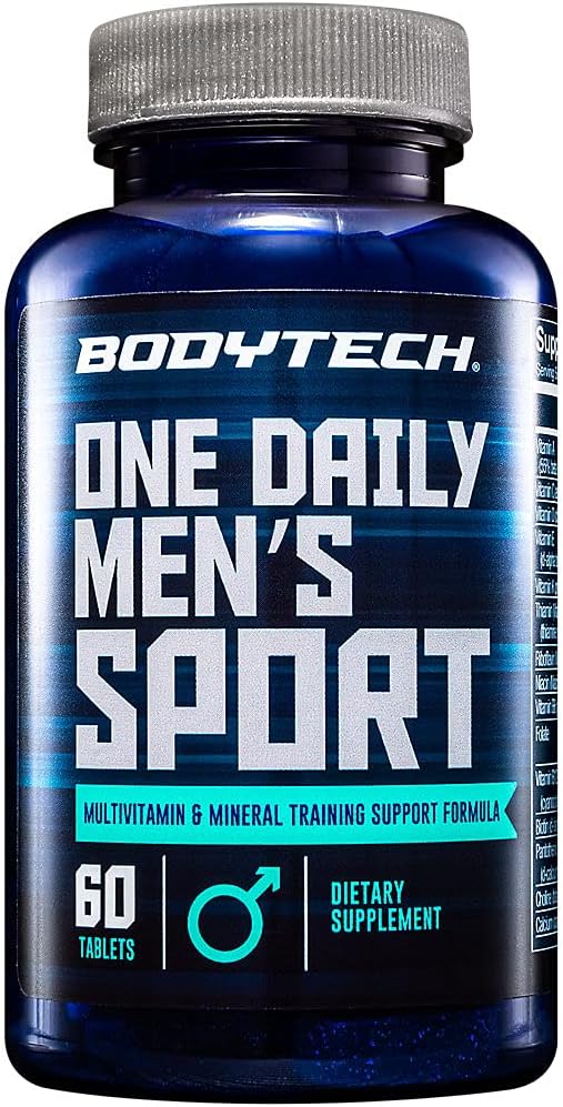 BODYTECHMen's Sport One Daily Multivitamin & Mineral - Training Support Formula - 60 Servings (60 Tablets)