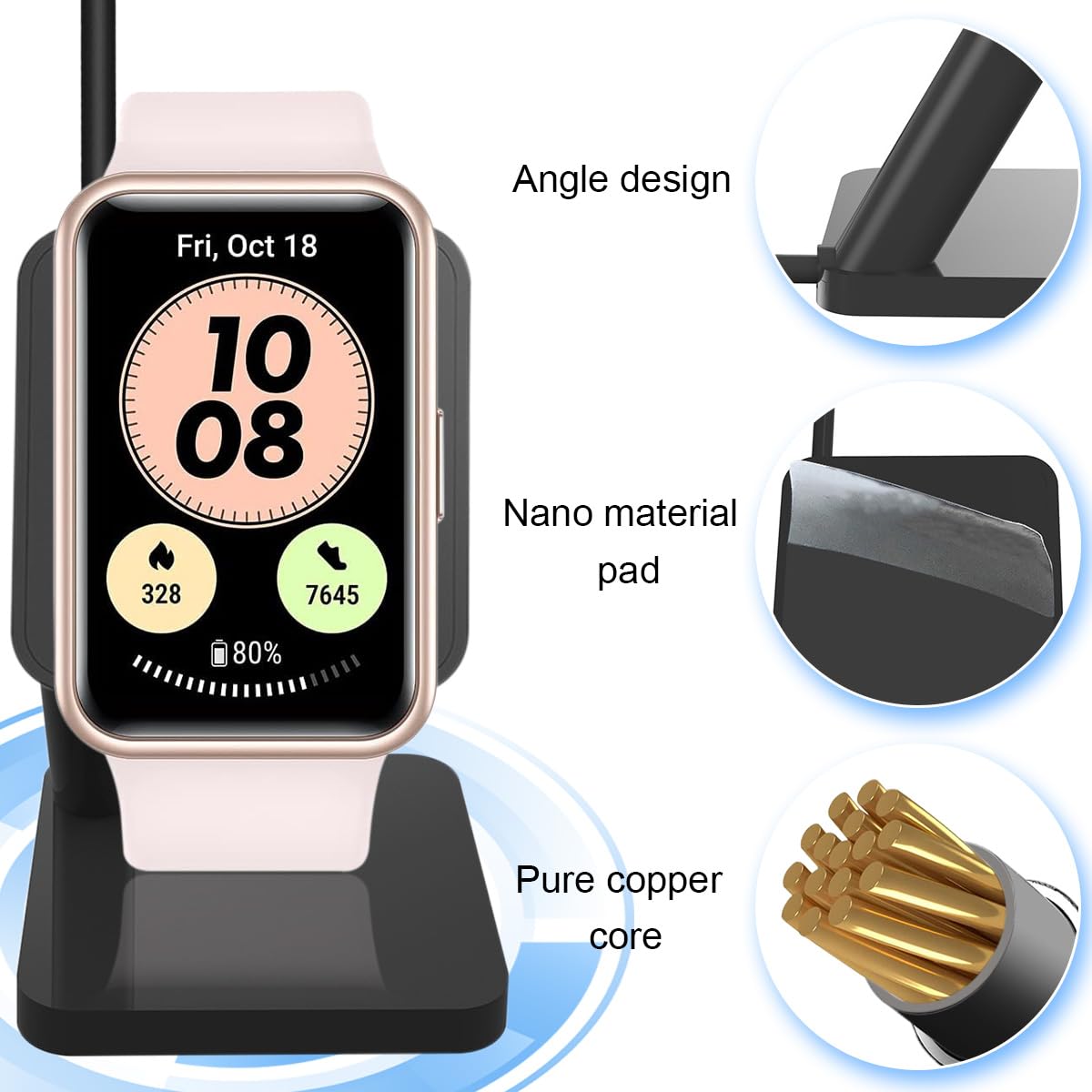 Amazon.co.jp: Xiatiaosann 充電器スタンド 対応Huawei Band 8 7 6 