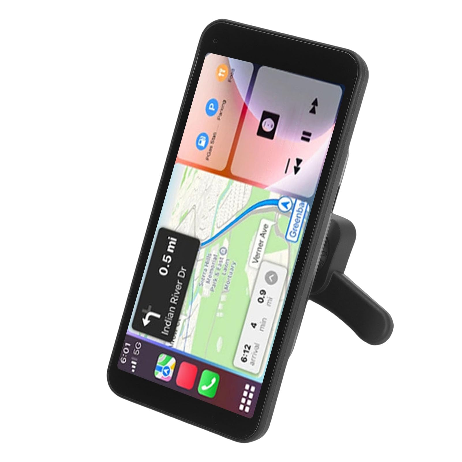 Bezprzewodowy Ekran Samochodowy 6.5 Calowy Ekran Dotykowy HD Bluetooth Sterowanie Głosowe Nawigacja Strumieniowe Przesyłanie Muzyki