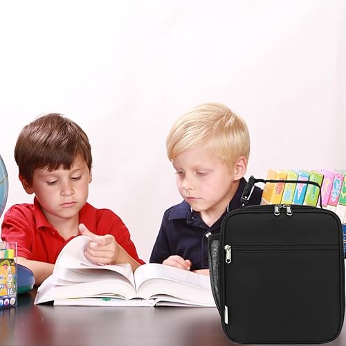 Miniatura 7 de Lonchera para niños, niñas, hombres y mujeres, kit de lonchera térmica pequeña y suave para la escuela, trabajo, picnic, viajes, lonchera portátil