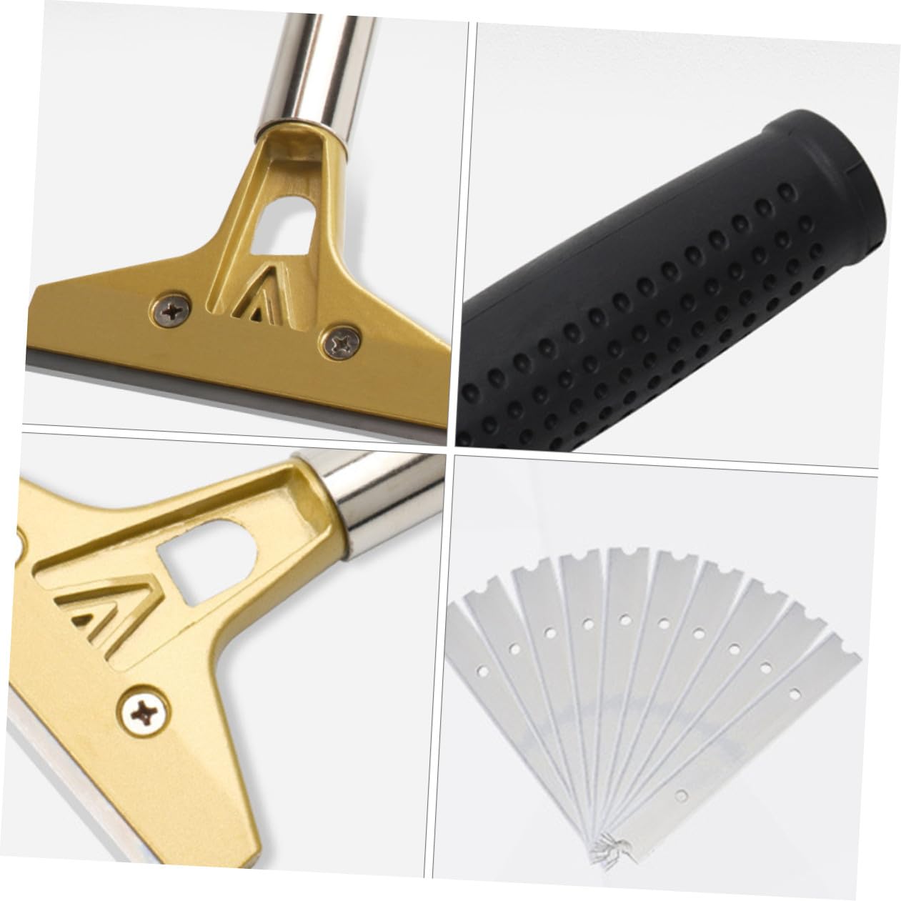 Ciieeo Raspador de Vitrocerámica y Removedor de Pintura Construcción de Aleación de Aluminio Resistente para Limpieza en Talleres y Eliminación de Adhesivos