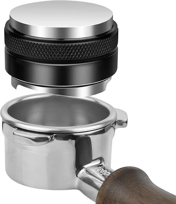 HuLuHouse Tamper de Café, Profundidad Ajustable en Ambos Lados