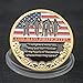 Thank You for Your Service Firefighters Challenge Coin God Bless Firefighters Prayer Commemorative Coins Fireman's Prayer Gift