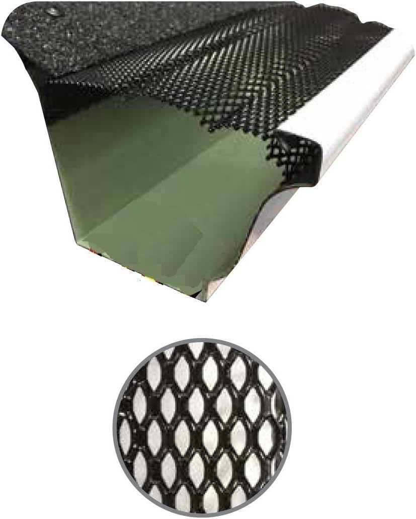 (100 feet) Ultra Flo Kwik Fit Leaf Guard Gutter Screens for 6" KStyle Gutters. Micro X