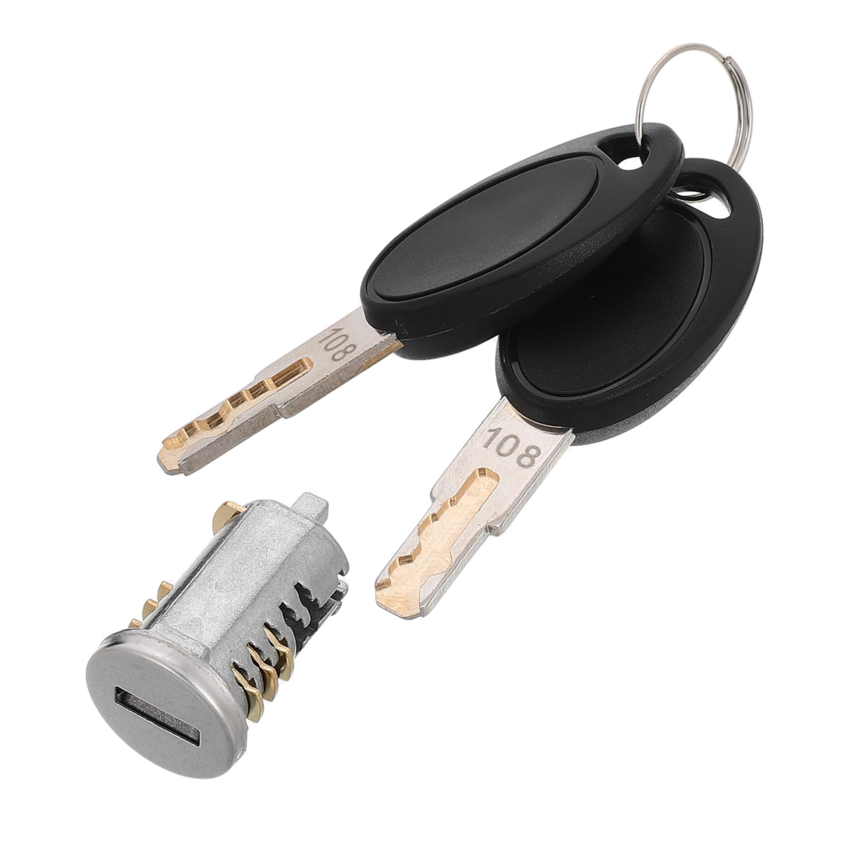 iplusmile Cilindro Serratura per Porta Camper e Sportello Bagagli, in Lega di Zinco Argento, Affidabile e Facile da Installare, per Viaggio e Campeggio