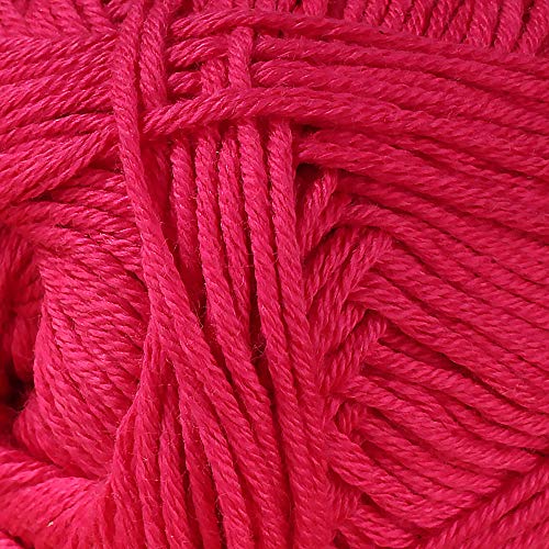 JubileeYarn Bamboo Cotton Sport 4 Ply Yarn - 50g/Skein - Magenta - 4 Skeins, 6TC17 Magenta - Image 2