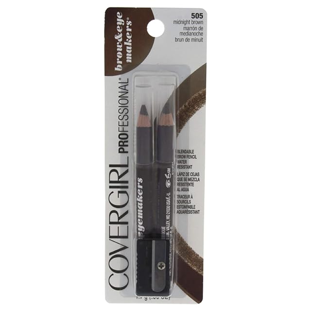 COVERGIRL - Easy Breezy Brow Fill Define Brow Pencil Sharpener Included Long-Lasting Deeply Pigmented Blendable Formula 100 Cruelty-Free