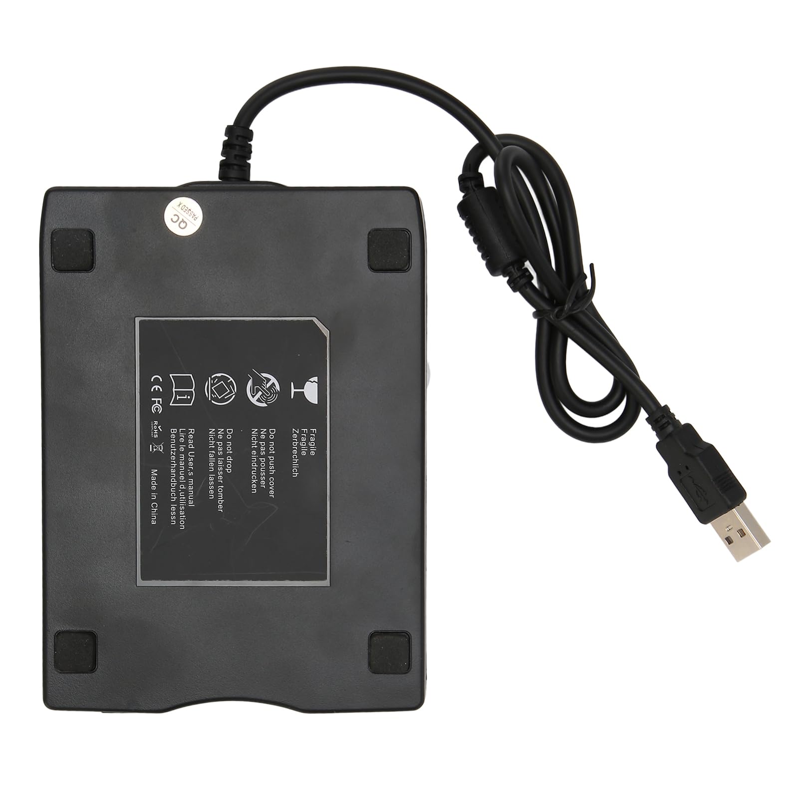 Ejoyous Lector de disquetes, unidad de disquete externa USB de 3.5 pulgadas, 1.44 MB/2 HD, compatible con XP Vista 2000/7/10